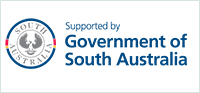 Supported by government of South Australia logo